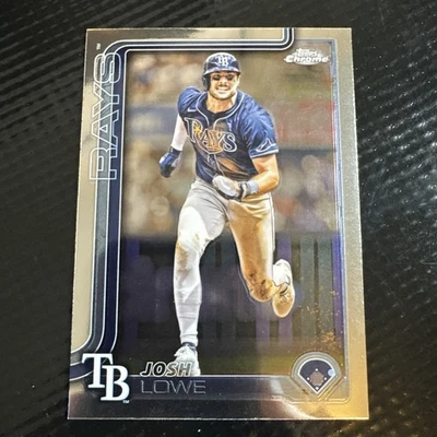 2025 Topps Chrome - Josh Lowe #111 Refractor - Image 1 of 4