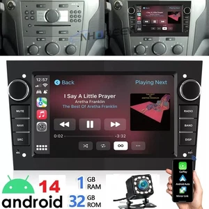Android 14 Car Stereo Radio GPS Head Unit For Vauxhall Astra Corsa D Zafira BT - Picture 1 of 19