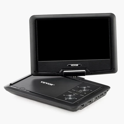 10.1in HD swivel display portable DVD player rechargeable 4h battery - Image 1 of 4