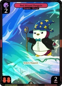 Vibes TCG  FOIL  Red Wizard Penguin  - Enter the Huddle Card # 014 - Picture 1 of 1