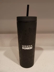NEW Salem Runs On Dunkin Tumbler 2025 Dunkin Donuts Collectible 18oz Salem Mass - Picture 1 of 5