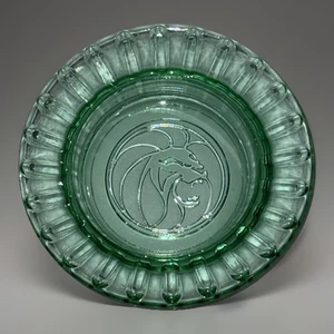 Vintage MGM Grand Hotel Casino grün Glas Aschenbecher Las Vegas Löwenkopf Logo 4,5" - Bild 1 von 5