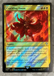 Crackling Doom Surge Foil 322 U MTG Final Fantasy FIC NM X1 - Picture 1 of 3