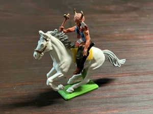 Britains Deetail Mounted American Indian - Wild West - Toy Soldier - 1970's - Picture 1 of 3