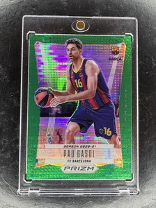 2023-24 Paini Prizm Euroleauge Flashback Green Pulsar /25 Pau Gasol FC Barcelona - Picture 1 of 2