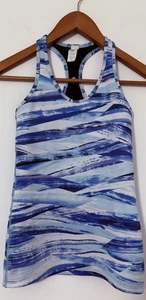 Ivivva by Lululemon Girls Tank Top Size 12 Navy Blue Mesh Racerback - Picture 1 of 4