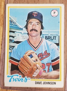 1978 Topps Dave Johnson #627 - Minnesota Twins - Picture 1 of 2