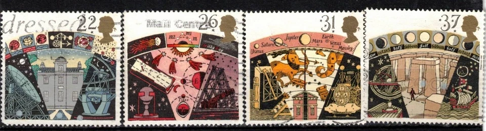 GREAT BRITAIN 1990 ASTRONOMY USED - image 1 of 1