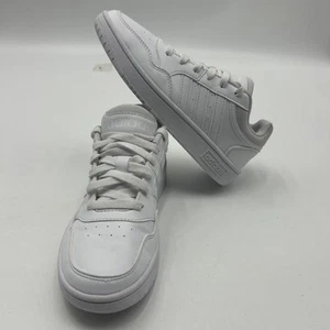 Adidas Kid’s YOUTHS Hoops 3.0 Low Basketball Size 4.5 Triple White |GW0433| - Picture 1 of 8
