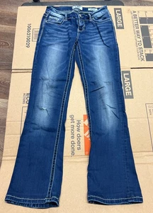 Daytrip Jeans Womens 25L Virgo Bootcut Blue Denim - Picture 1 of 10