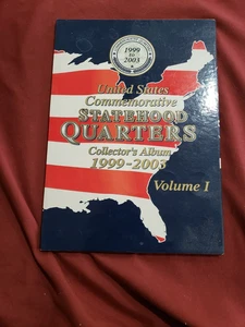 U.S Commemorative Statehood Quarters 1999-2003 Collector's Album With Coins - Picture 1 of 7