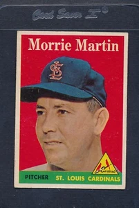 1958 Topps #053 Morrie Martin Cardinals EX *2652 - Picture 1 of 1