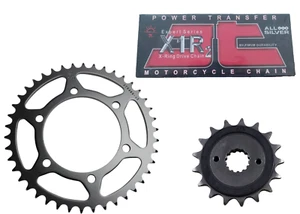 KIT/TRASMISSIONE KAWASAKI GPZ 500 1987 1993 CATENA 520 X1R2 CORONA 42 PIGNONE 16 - Imagen 1 de 6