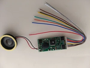 HO Advanced DCC Steam Sound Decoder with 23mm speaker - Picture 1 of 2