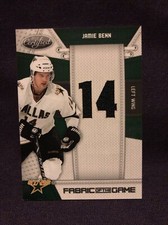 2010-11 Certified Fabric of the Game - Jamie Benn 01/25 Jersey