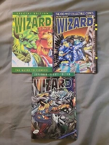 Wizard Special Edition Lot - Savage Dragon, Superman, 100 Most Collectible Comics - Bild 1 von 4