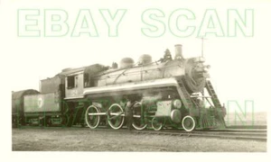 8C446 RP 1947/50s ALGOMA CENTRAL & HUDSON BAY RAILROAD 4-6-0 LOCO #104 @ SSM - Picture 1 of 1