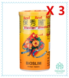 BioSlim Herbal Natural 45 Tablets Natural Losing Weight Made in Switzerland X 3 - Picture 1 of 2