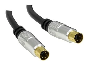 SUNSHINETRONIC 1 m - PREMIUM S-VHS- Videokabel | 4 Pol. Stecker