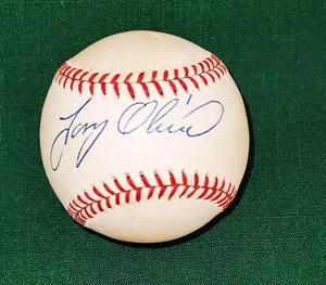 TONY OLIVA SIGNED OFFICIAL AMERICAN LEAGUE BASEBALL COA OLD PRO GALLERY - Picture 1 of 7