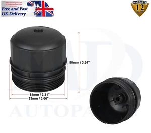 Carcasa de montaje de tapa de filtro de aceite para Jaguar F-Pace F-Type XE XJ AJ812282 C2D17615 - Imagen 1 de 3