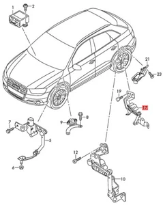 Genuine Level Sensor With Poles Left Rear VW AUDI CC 3C0941309B - Picture 1 of 1