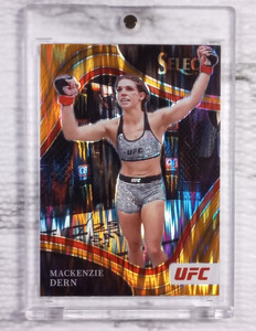 2022 Panini Select #263 MACKENZIE DERN Orange Flash Prizm OCTAGONSIDE SSP!!