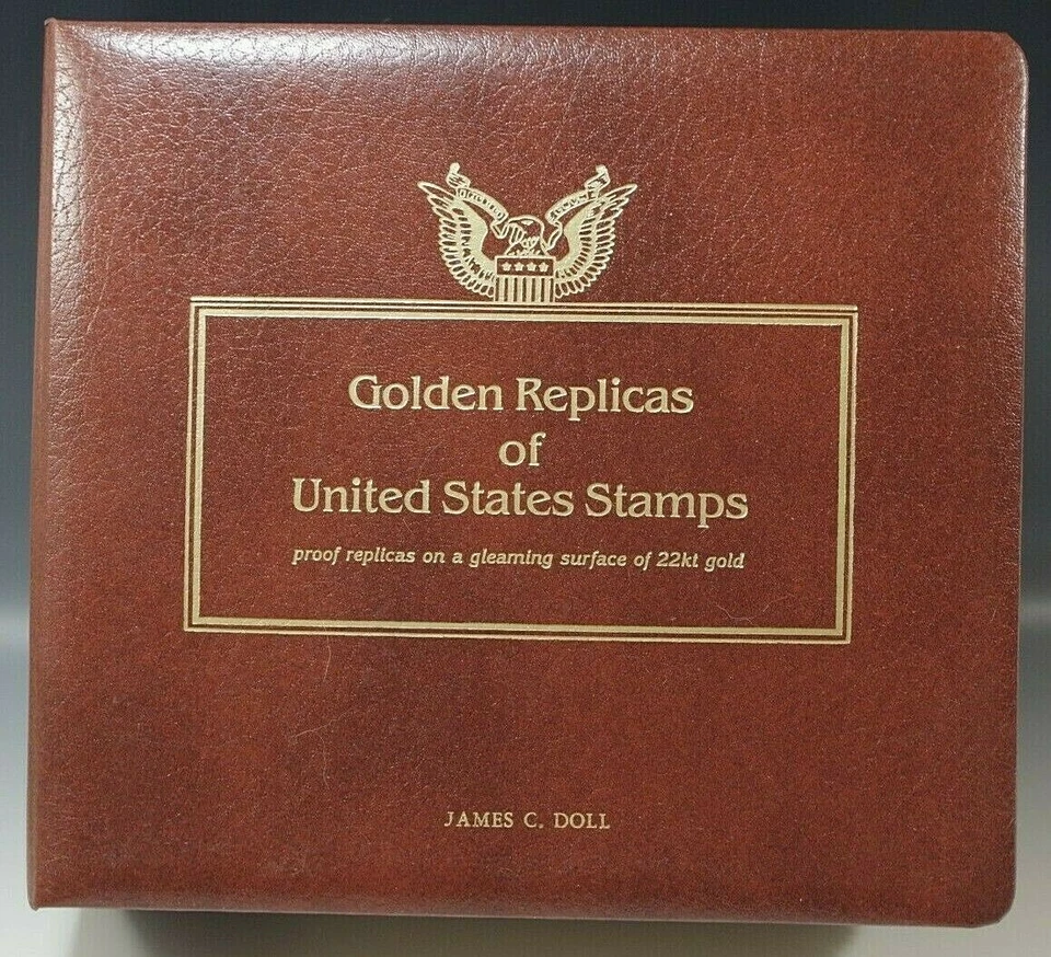 41 GOLDEN REPLICAS STAMPS ISSUES APR22 1992/JOCT 2 1992 SET 1 DAY COVER 22K GOLD - Image 1 of 4