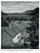 Glencoyne Farm Ullswater Lake District Vintage Picture Print 1953 CLPBOTLD#02