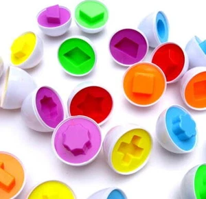 Educational Matching Shape and Color Eggs Game - Picture 1 of 8
