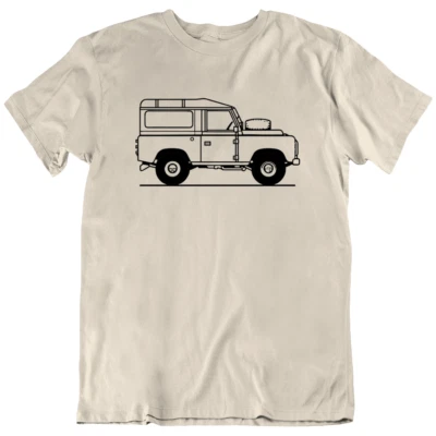 Love Land Rover Series 2 II Car Vintage Retro Cars T-Shirt Tee Gift New - Image 1 of 4