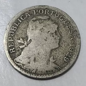 PORTUGAL 🇵🇹 FIFTY (50) CENTS COIN 1929 - Picture 1 of 2