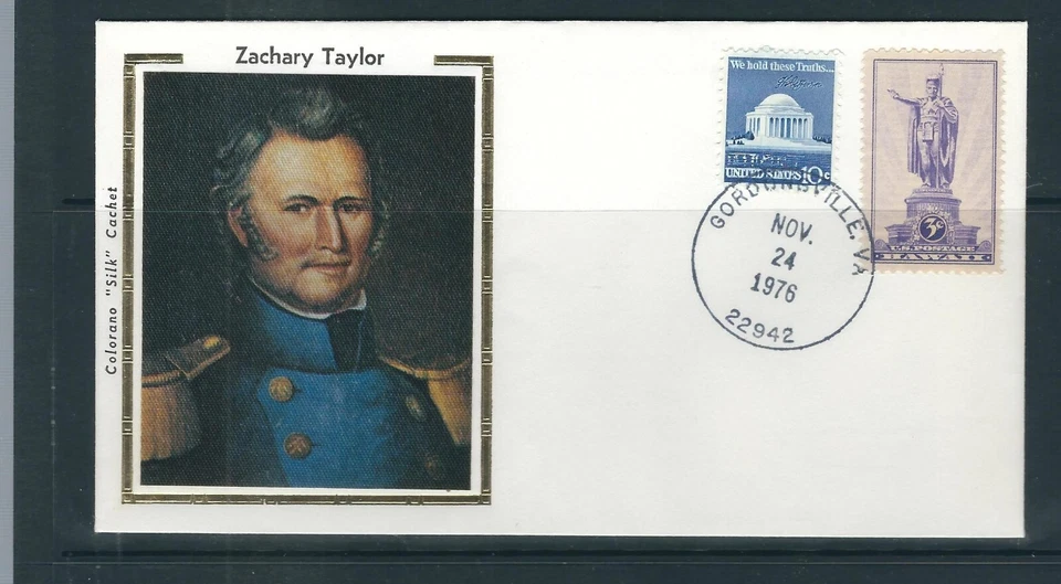 USA Presidents /Zachary Taylor . (  NOT A FDC ). Colorano Silk Cachet - Image 1 of 1