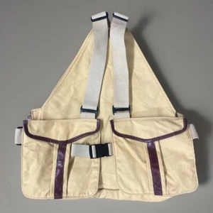 VTG Iowa Falls BOYT Harness Company Hunting Canvas Cotton Strap Vest 70’s-80’s - Picture 1 of 21
