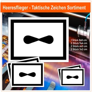Heeresflieger - Taktische Zeichen, 7 Stück Aufkleber Sortiment - Picture 1 of 2