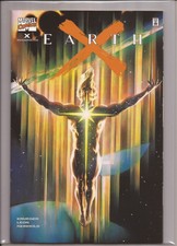 EARTH X, CHAPTER X - DYNAMIC FORCES CHROME Variant - Alex Ross - W/ DF COA