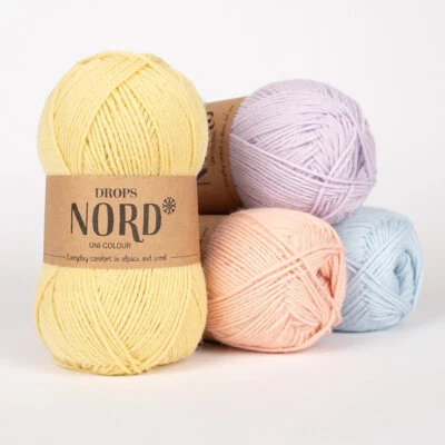 Alpaca Sock Yarn Drops NORD knitting yarn 20+ COLORS Fast delivery - Image 1 of 4