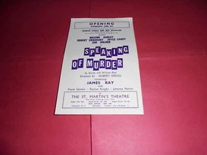 Jan Holden Maxine Audley Joyce Carey Robert Urquhart 1958 UK Theatre Flyer - Picture 1 of 1