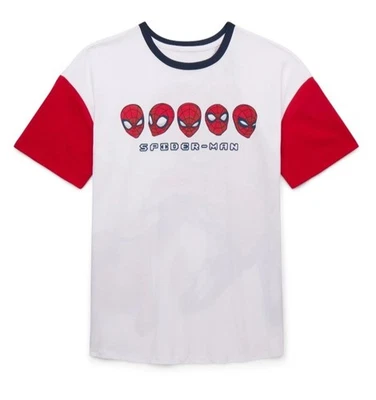 New Spider Man Boys Front & Back Graphic Tshirt Size S(6-7) - Image 1 of 2