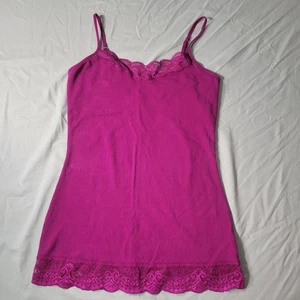 Express Damen weinrot Camisole Spitze Shirt Größe Small - Bild 1 von 8