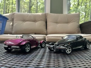 1:18 Scale Plymouth Prowler Diecast Lot Of 2 (Anson/Ertl) - Picture 1 of 13