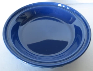 Plato de pastel de cerámica Longaberger - Woven Traditions azul aciano 10" - Imagen 1 de 7