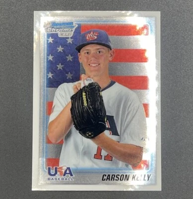 2010 Bowman Draft Chrome Draft Picks Carson Kelly #BDPP100 Team USA - Image 1 of 2