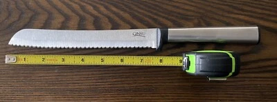 Cuchillo para rebanar o tallar pan dentado de acero inoxidable serie Ginsu Koden de 8" Foto 1 de 4