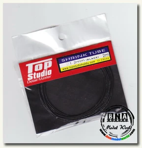 Top Studio #TD23044 1.2 mm Shrink Tube (Black) - Bild 1 von 1