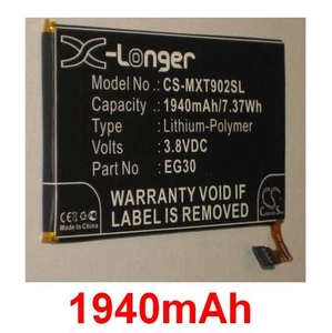 Batterie 1940mAh type EG30 SNN5916A Pour MOTOROLA XT902 - Afbeelding 1 van 1