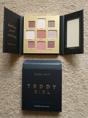 Butter London Teddy Girl 9 Piece Eyeshadow Palette & Mirror Browns/Beige BNIB - Image 1 of 4