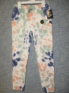 New Art Class Fleece Sweatpants Joggers Girls Sz Medium 8-10 Tie Dye Pockets - Picture 1 of 4