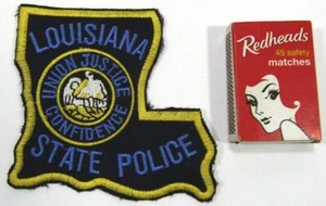 LOUISANA State Police IRON or SEW on Shoulder Patch Embroidered Cloth 3.5" - Picture 1 of 4