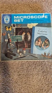 Vintage Sears Kids Microscope Set - Picture 1 of 18